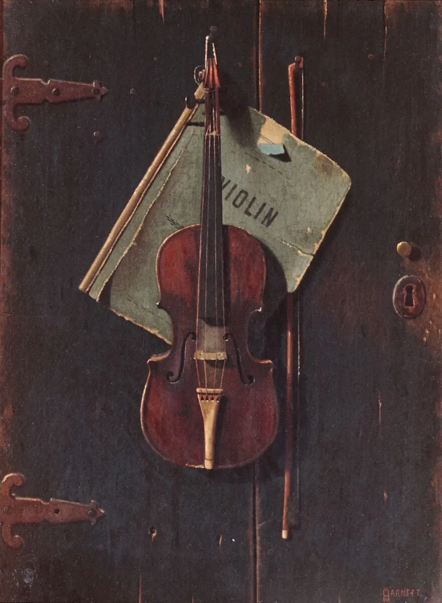 The Old Cremona, by John F. Peto, oil, 1888