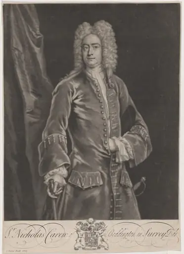 Sir Nicholas Caren of Beddington, by John Faber II