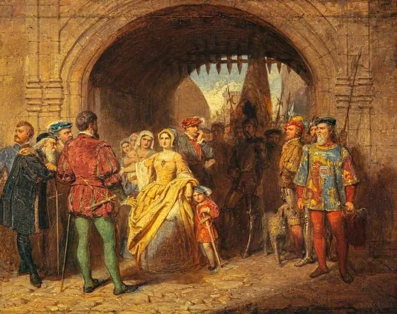 A Study for 'Queen Margaret's Defiance of the Scottish Parliament' (NG 2527), by John Faed
