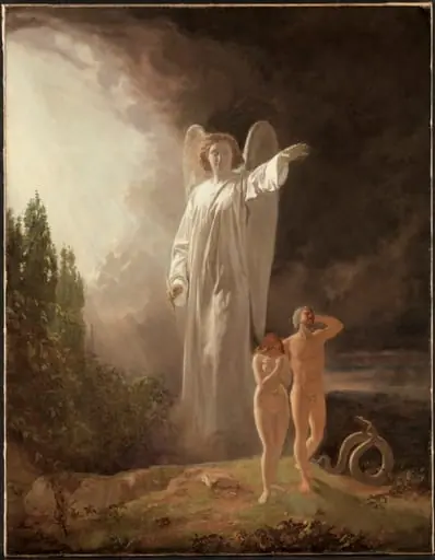 Expulsion of Adam and Eve, by John Faed