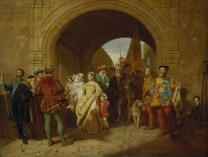 Queen Margaret's Defiance of the Scottish Parliament, by John Faed