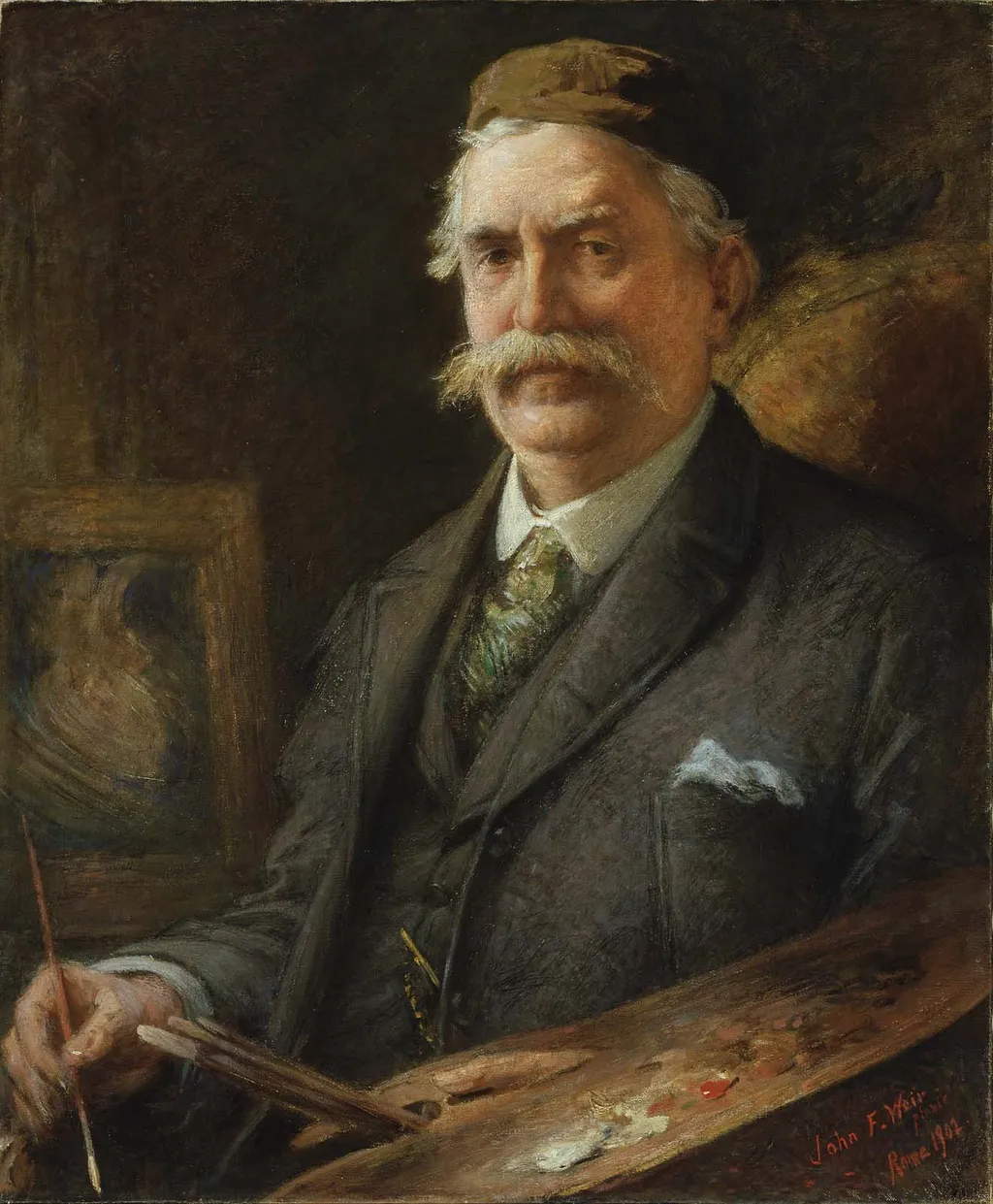 Elihu Vedder, by John Ferguson Weir, oil, 1902