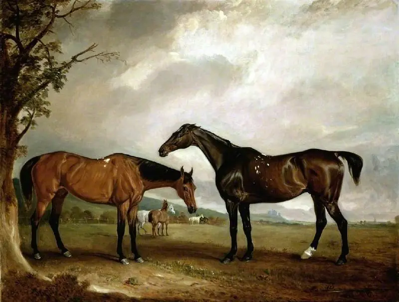 Longford Lass and the Jew, by John Ferneley