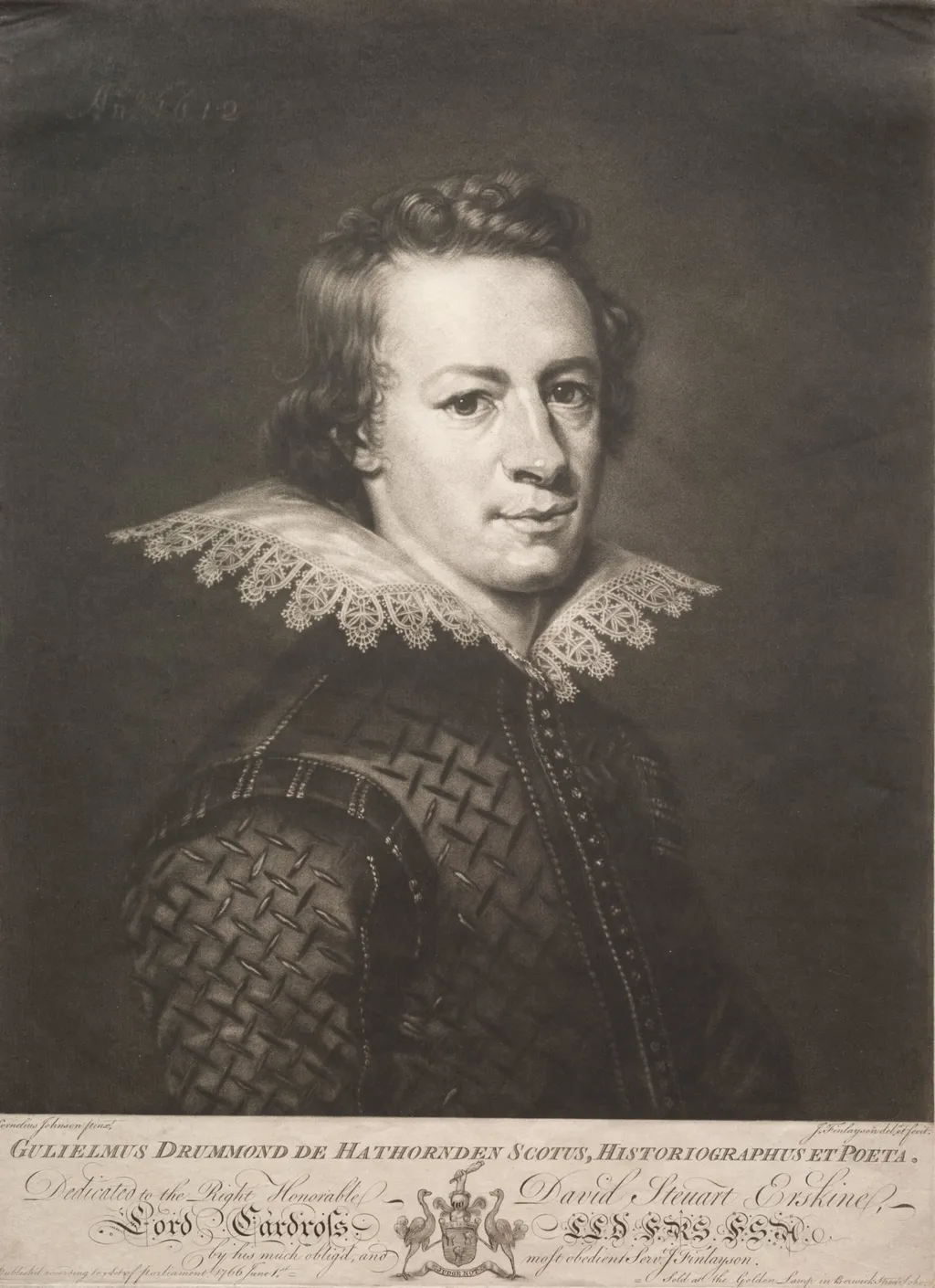 William Drummond of Hawthorndon, by John Finlayson, 1766