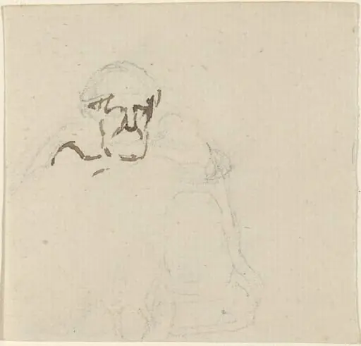 Bearded Figure, by John Flaxman