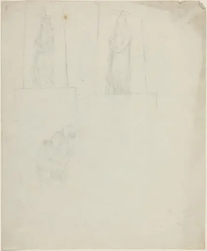 Designs for a Monument [recto and verso], by John Flaxman