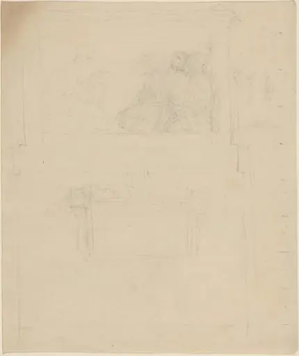Designs for a Monument to Sir William Jones (?) [recto and verso], by John Flaxman