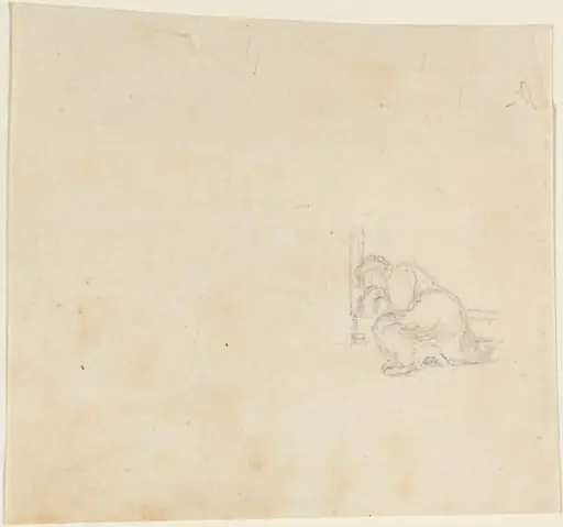 Figure Sleeping in a Doorway, by John Flaxman