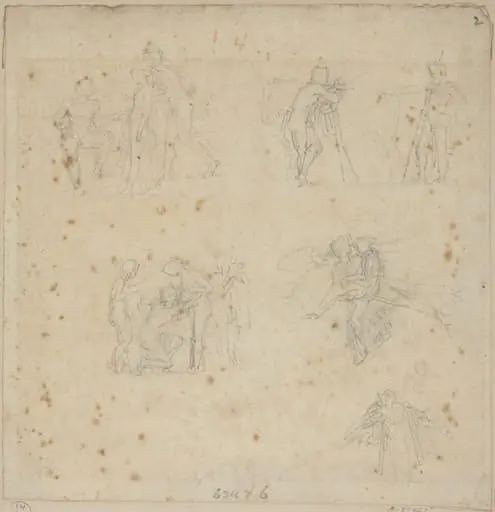 Figure Studies, by John Flaxman