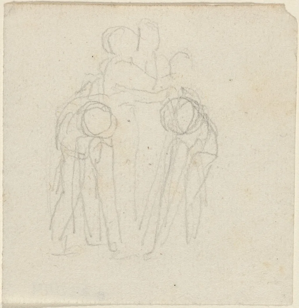 Group of Figures, by John Flaxman, graphite, 1790