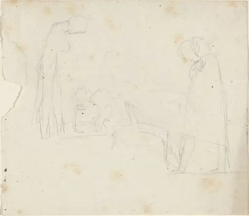 Group of Five Figures, by John Flaxman