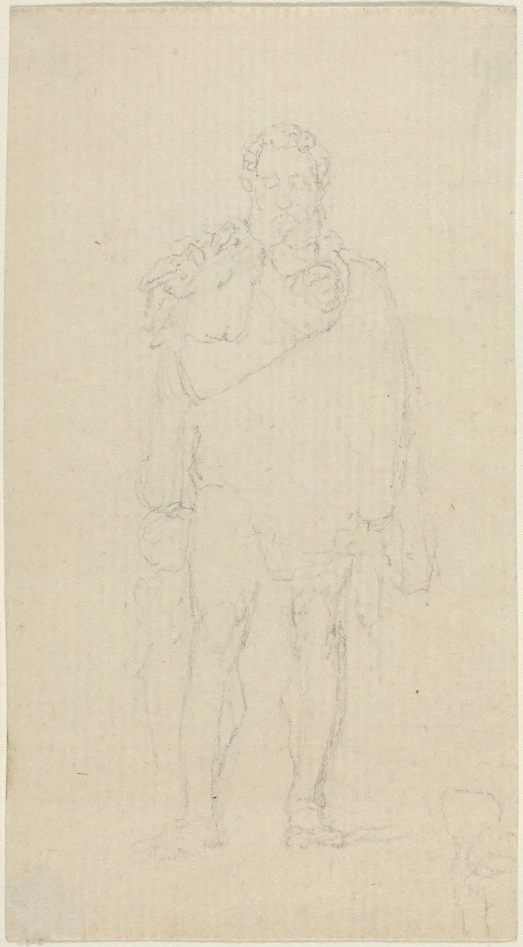Hercules, by John Flaxman, graphite, 1790