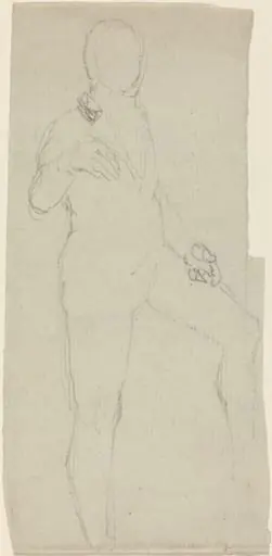 Male Figure in Contemporary Dress, by John Flaxman