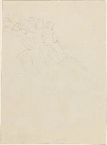 Running Figures with Arms Raised, by John Flaxman