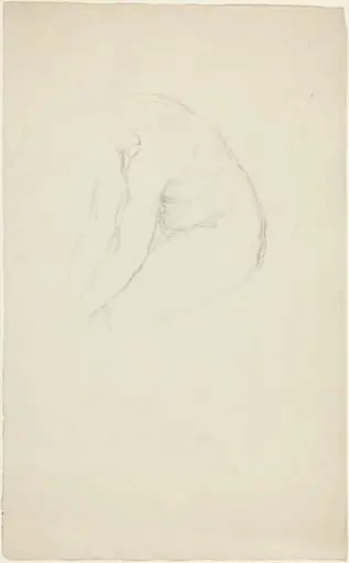 Seated Figure Bending Forward, by John Flaxman