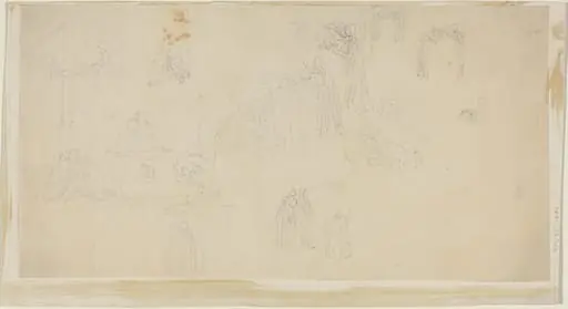 Sheet of Studies, by John Flaxman