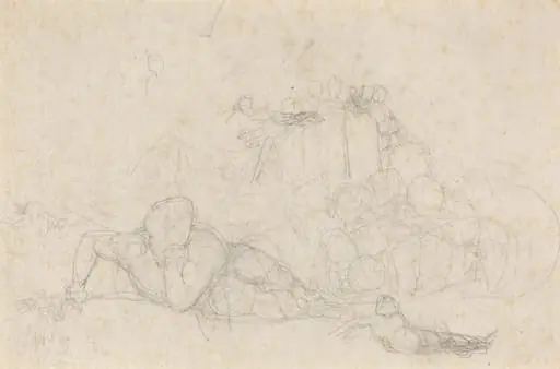 Sheet of Studies, by John Flaxman