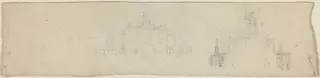Studies for a Triumphal Arch Surmounted by Britannia [recto and verso]