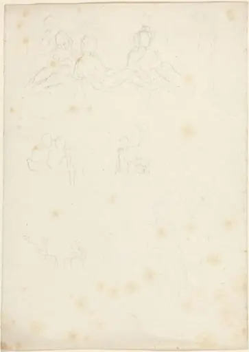 Studies of Seated and Reclining Figures, by John Flaxman