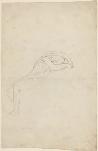 Study of a Semi-Reclining Figure