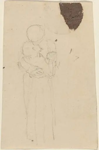 Two Figures Embracing, by John Flaxman
