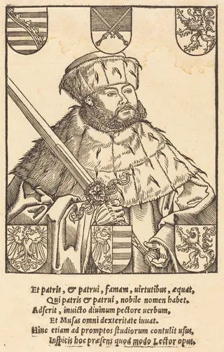 John Frederic the Magnanimous, in Electoral Robes [right]
