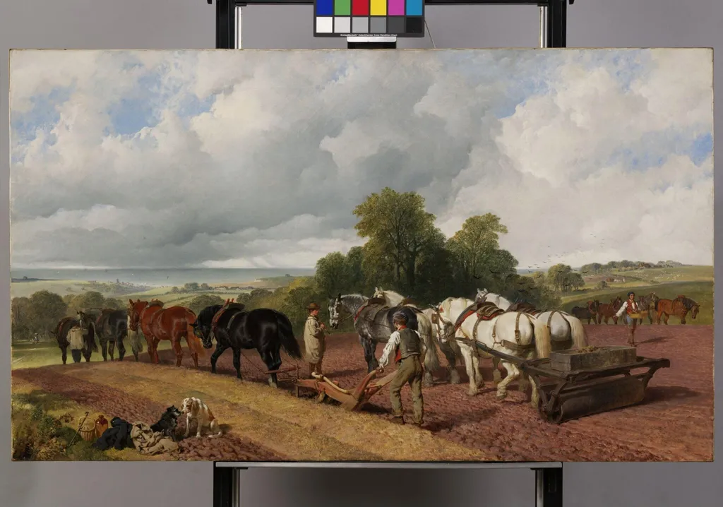 Seed Time, by John Frederick Herring, oil, 1855