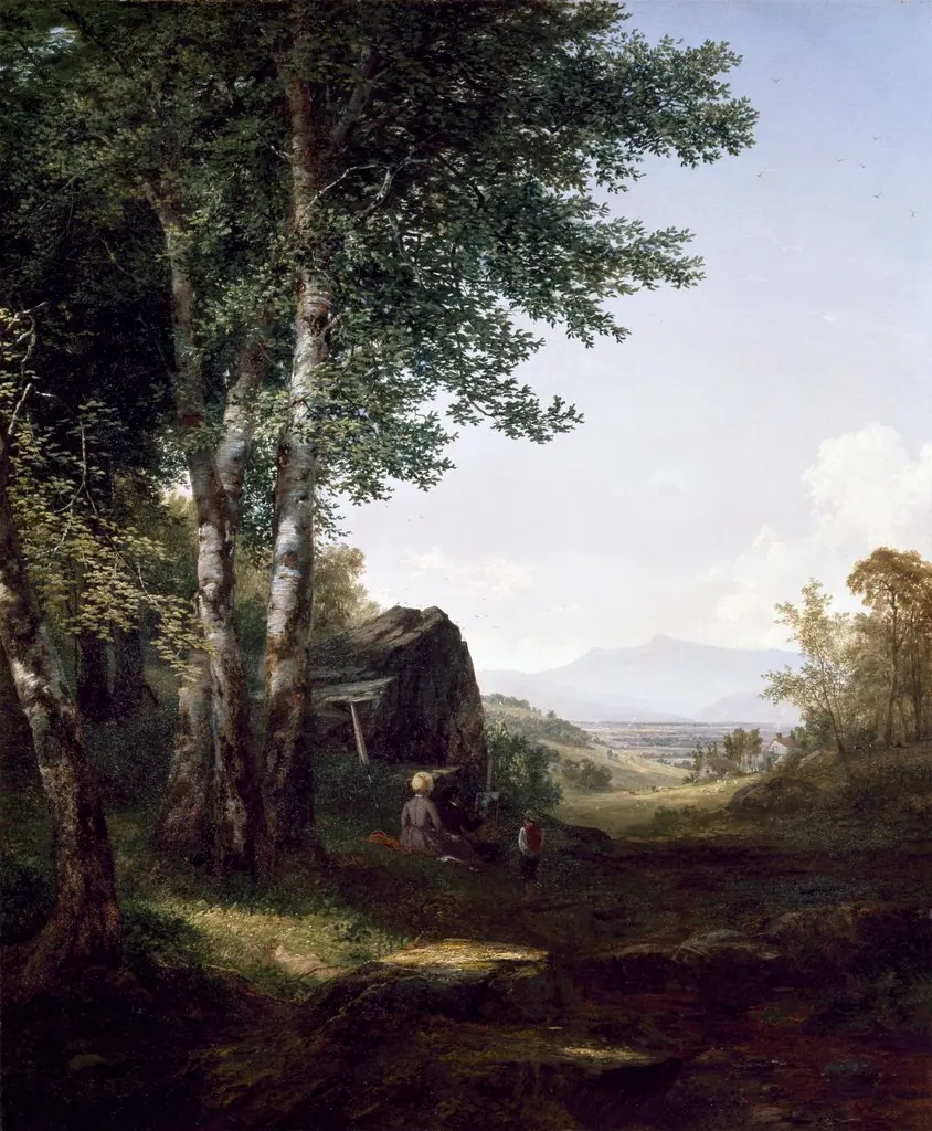 Distant View of the Mansfield Mountain, Vermont, by John Frederick Kensett