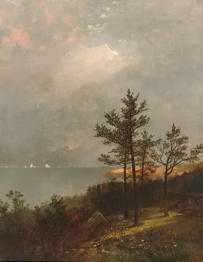 Gathering Storm on Long Island Sound, by John Frederick Kensett