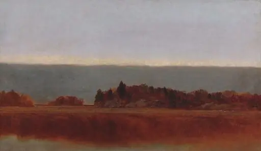 Salt Meadow in October, by John Frederick Kensett