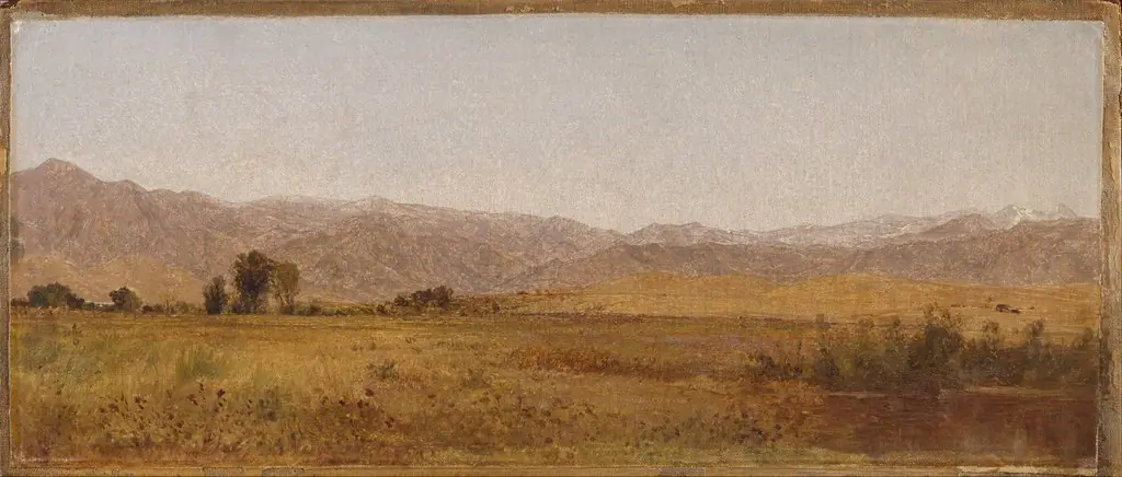 Snowy Range and Foothills from the Valley of Valmo, by John Frederick Kensett
