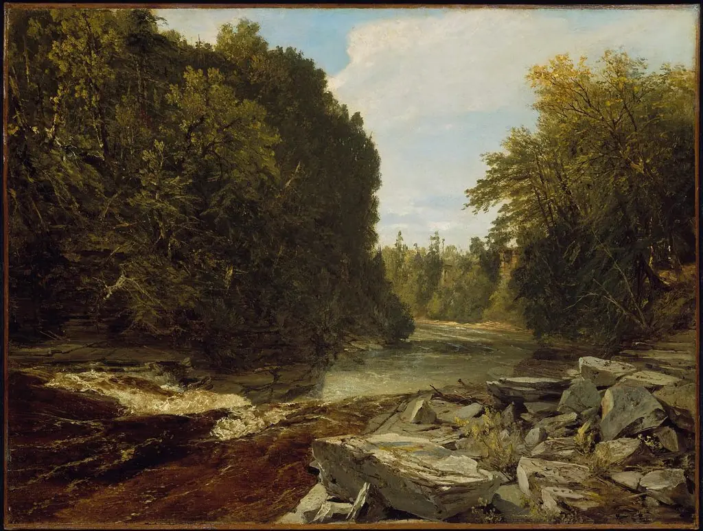 Trenton Falls, New York, by John Frederick Kensett