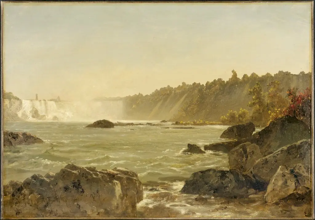 View of Niagara Falls, by John Frederick Kensett