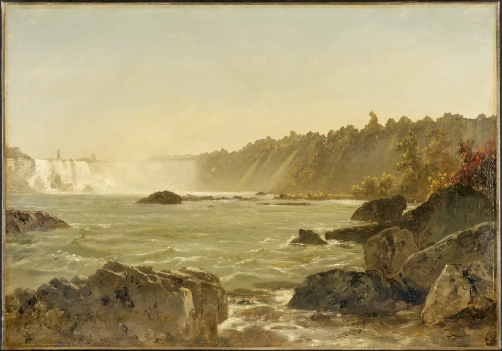 View of Niagara Falls, by John Frederick Kensett, unspecified, 1852