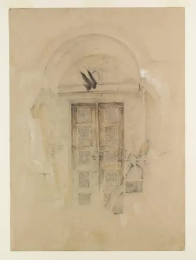 Door to the Church, Monastery of St. Catherine, Sinai, by John Frederick Lewis