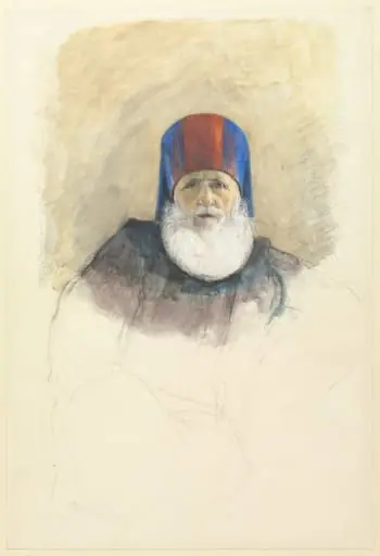 Study for Mehmet Ali Pasha, by John Frederick Lewis
