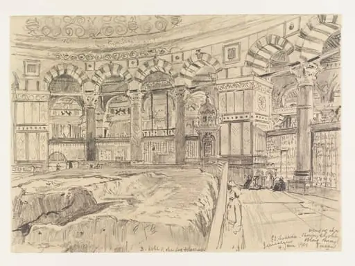 El Sakhra Jerusalem, by John Fulleylove