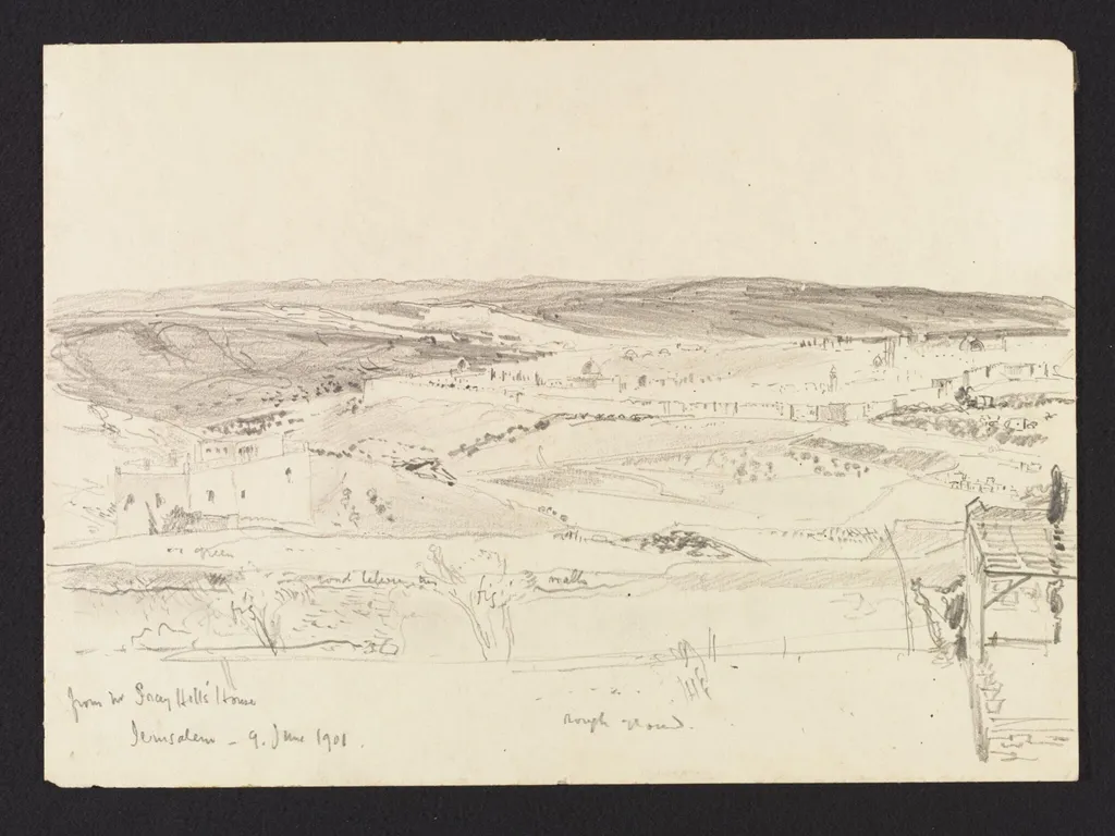 From Mr Gray Hill's House, Jerusalem, by John Fulleylove, 1901