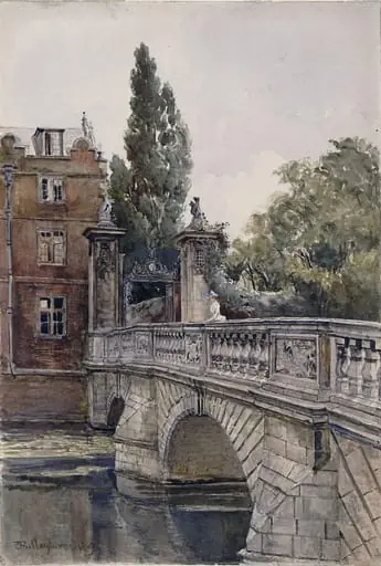 St John's Bridge, Cambridge, by John Fulleylove
