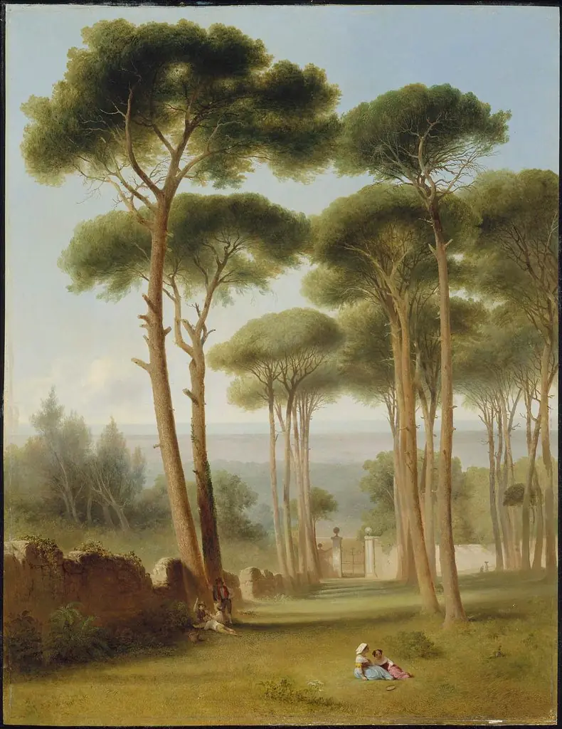 Pines of the Villa Barberini, by John Gadsby Chapman