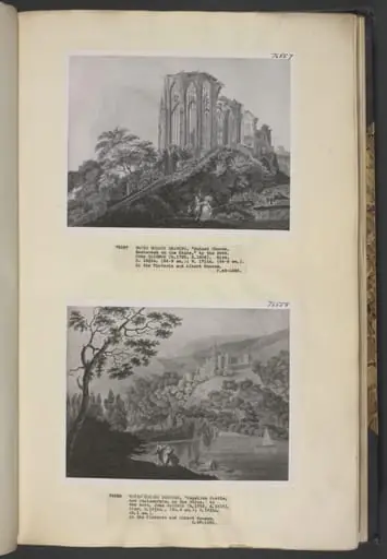 Ruins of a church, Bacharach on the Rhine, by John Gardnor