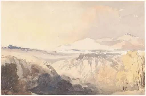 Landscape with a Distant Mountain Range, by John Gendall