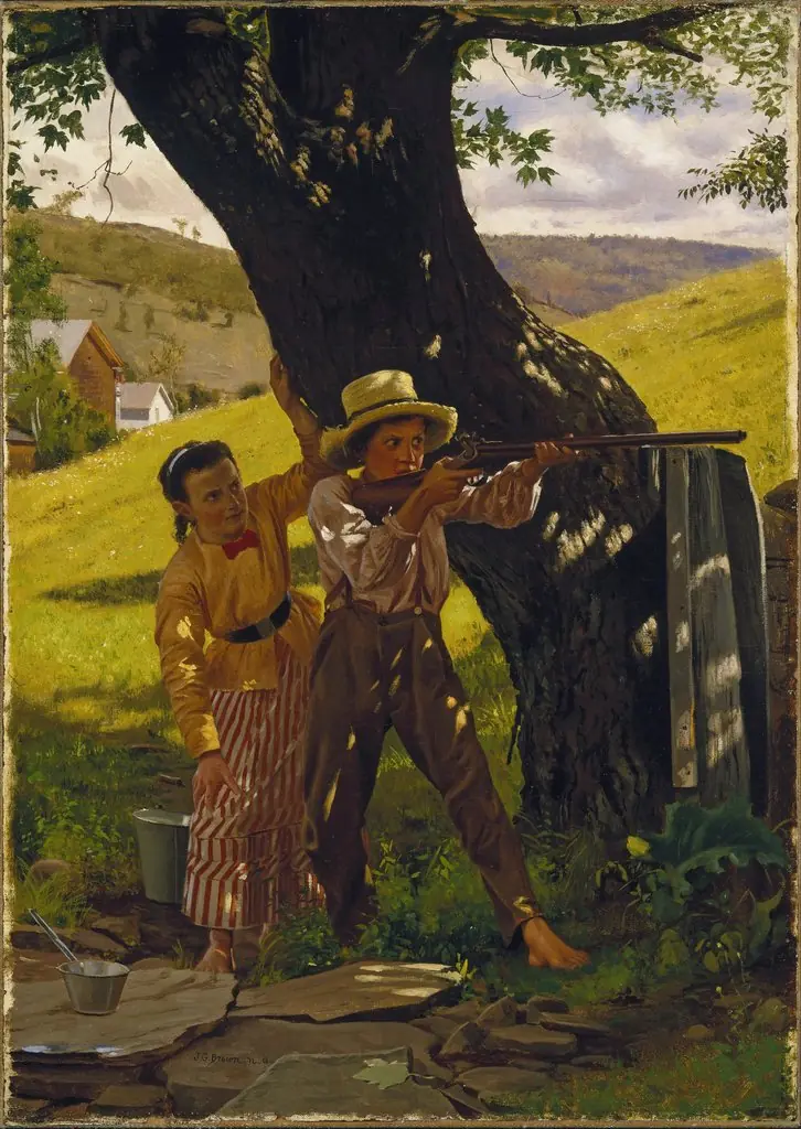 A Sure Shot, by John George Brown