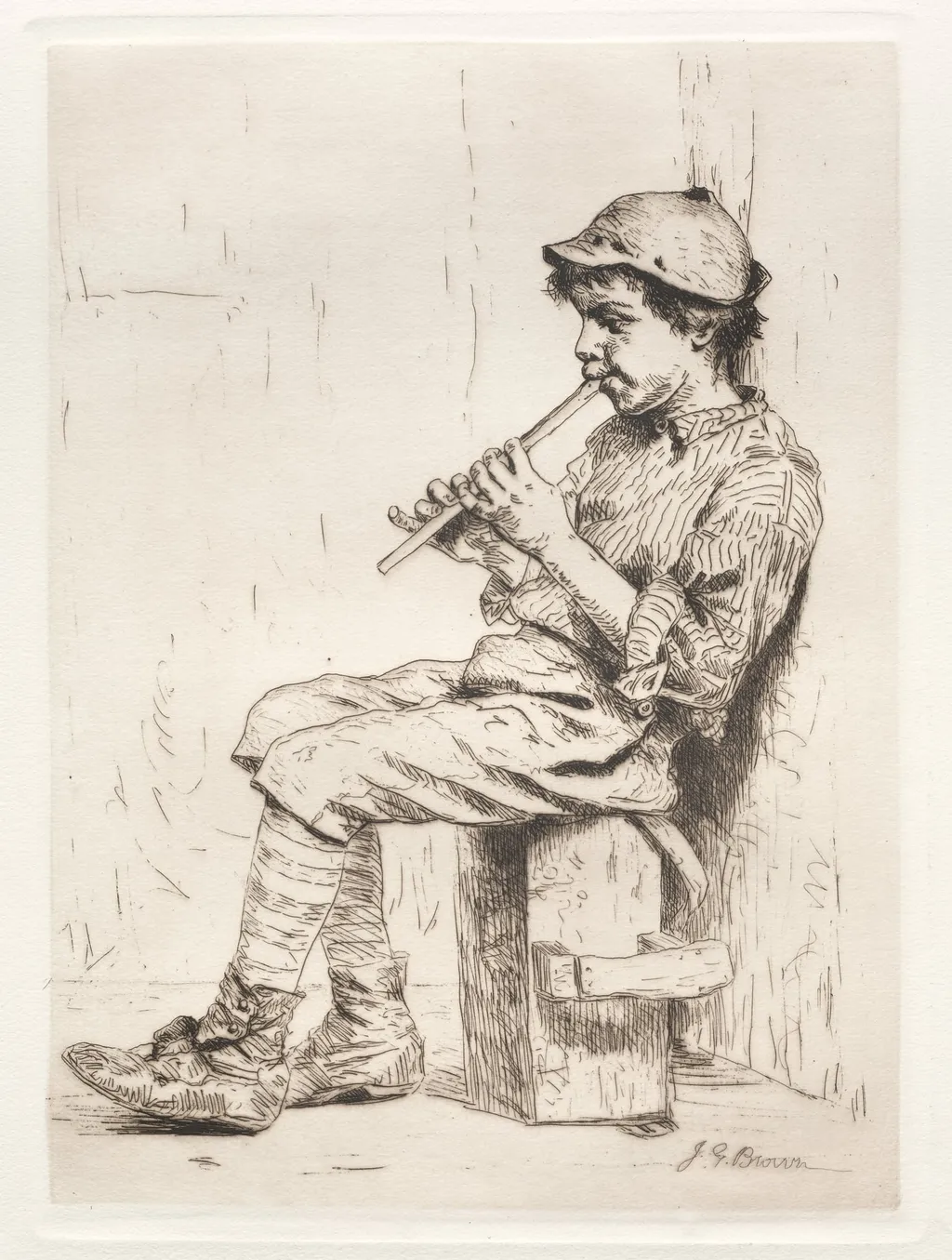Business Neglected, by John George Brown, 1881