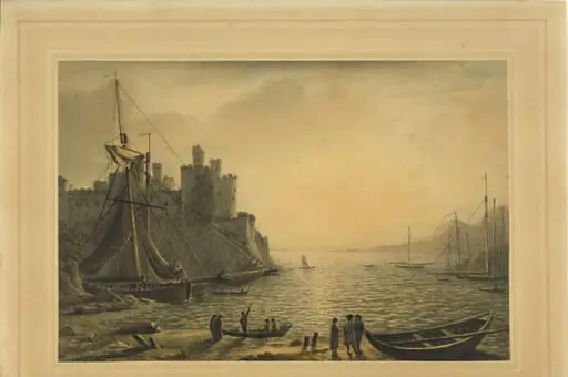 A Castle Near the Sea, by John Glover