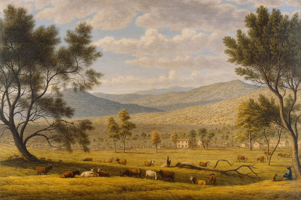 Patterdale farm, by John Glover, oil, 1840