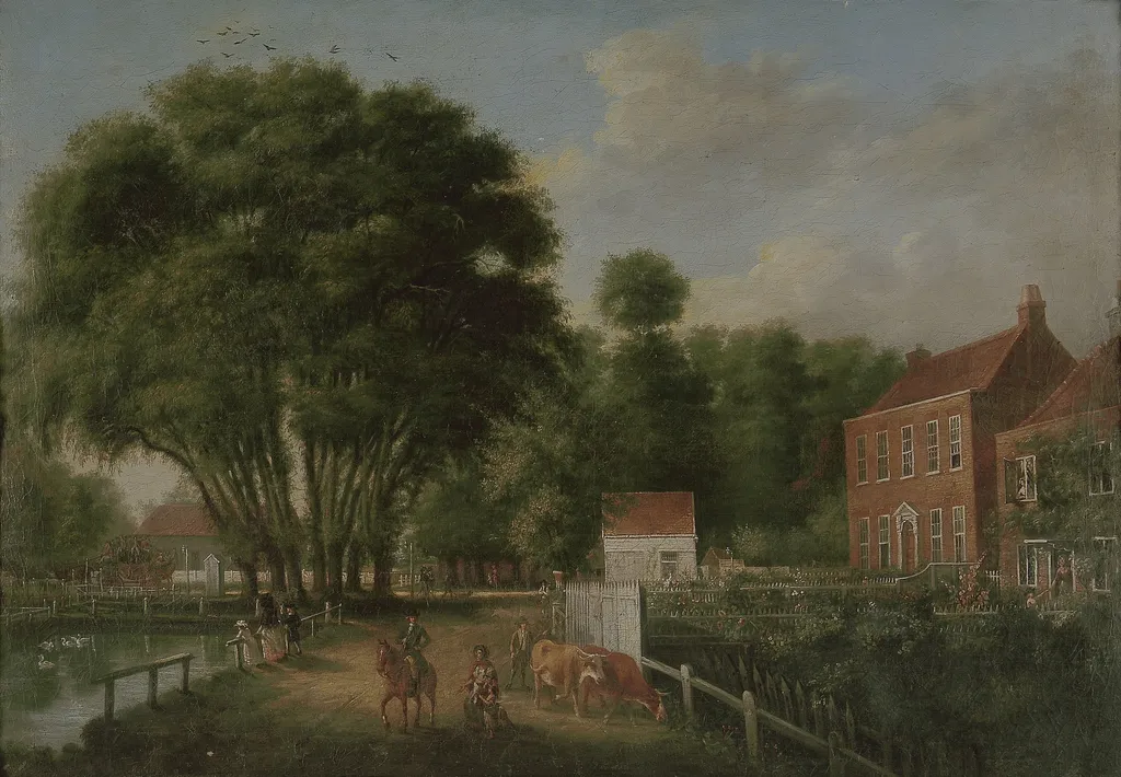 The seven sisters of Tottenham, by John Greenwood, oil