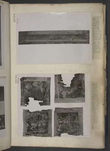 Copy of painting in the caves of Ajanta (cave 1), by John Griffiths