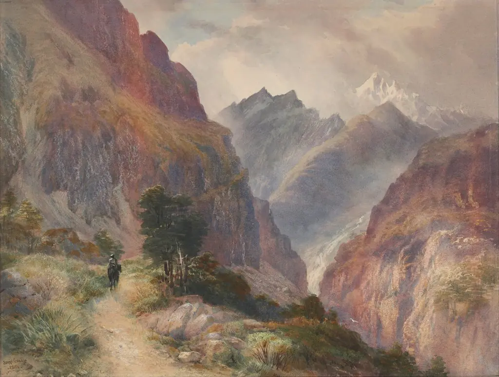 In the Southern Alps, by John Gully