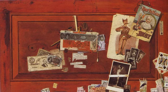A Bachelor's Drawer by John Haberle
